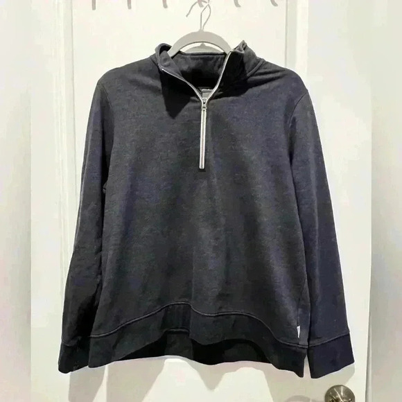 Eddie Bauer Women’s Camp Fleece Quarter Zip Up Size Large - Picture 6 of 12